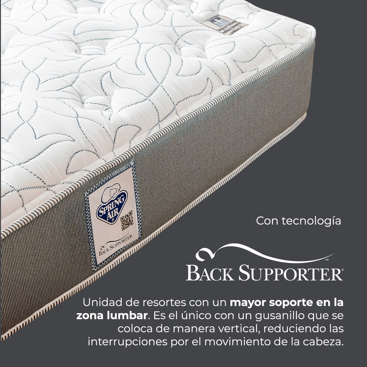 Colchón + Box Pleasure Spring Air