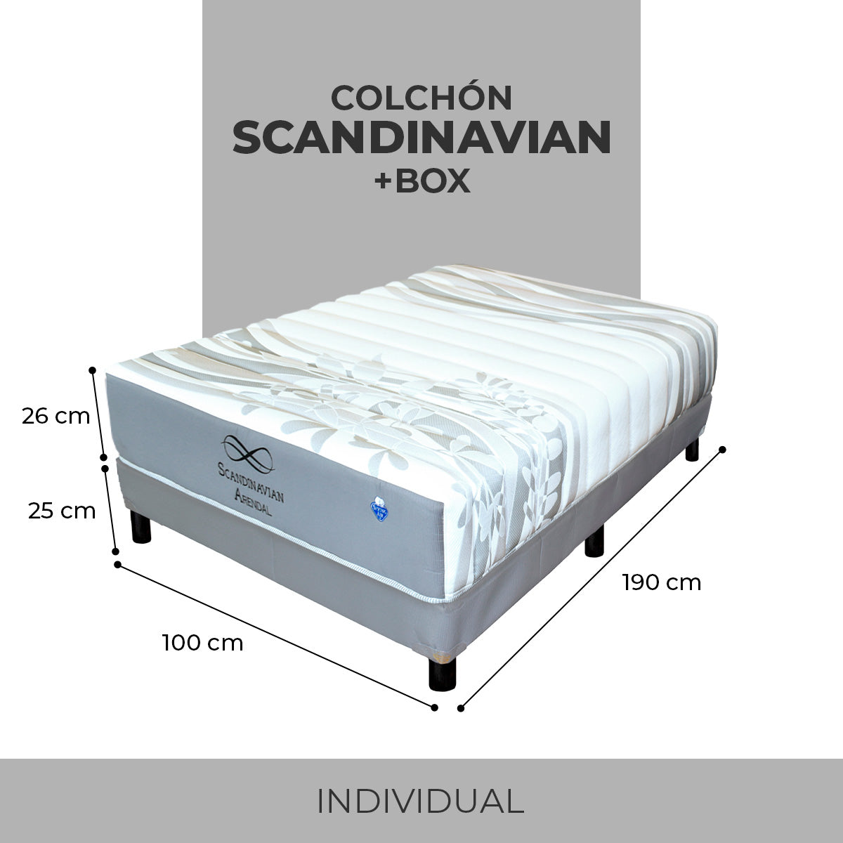 Colchón Scandinavian + Box