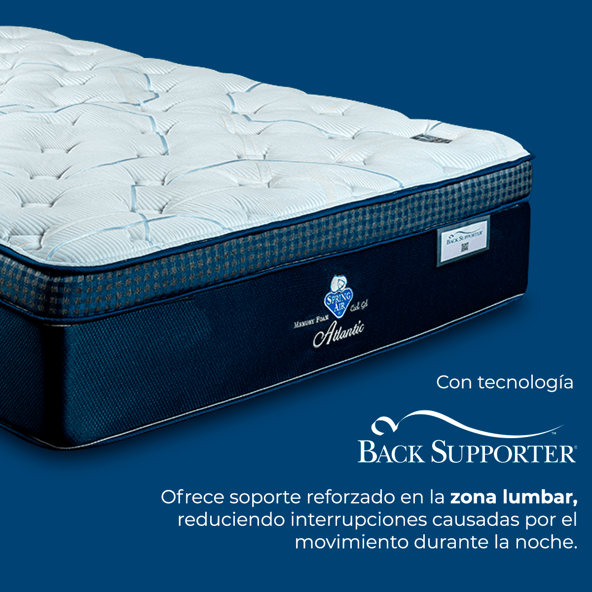 Paquete Juego Atlantic + Protector Essence + 2 Pack Almohada Night Fresh