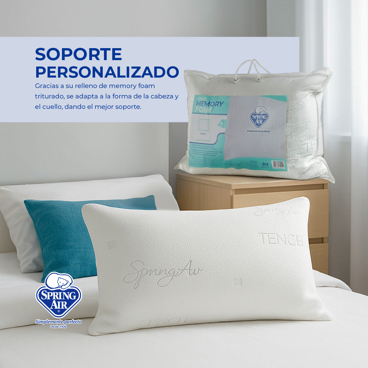 Almohada Tencel Memory Triturado