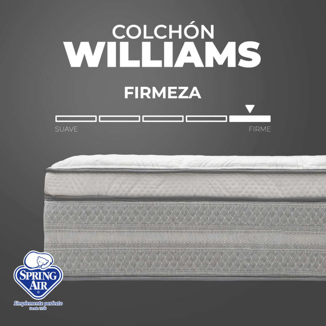 Paquete Juego Williams + Protector Essence + 2 Pack Almohada Night Fresh