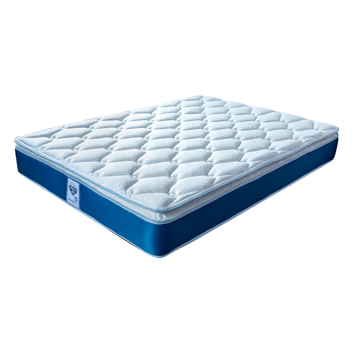 Colchón Spring Air Cota King Size + 2 Pack Optimal Restful Peach Feel + Osito almohada