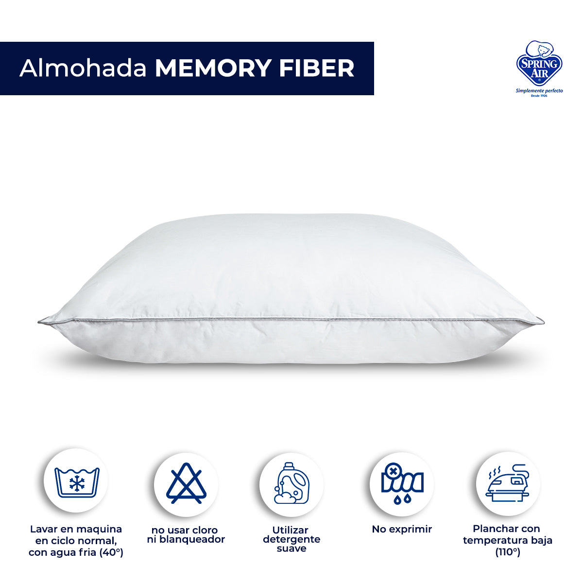 Almohada Memory Fiber