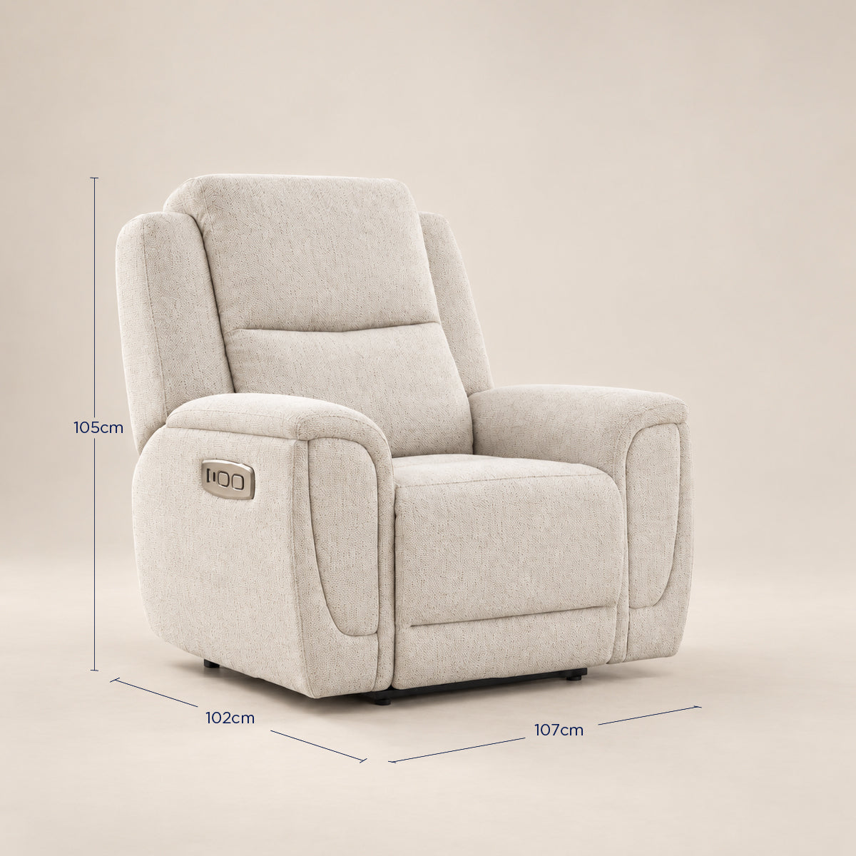 Sofá Reclinable Eléctrico Milo Spring Air Arena