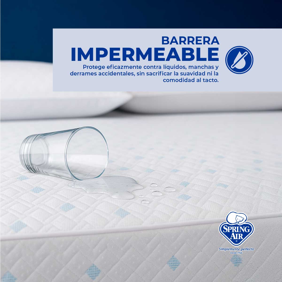 Cubre Colchón Spring Air Cool Sleep - Individual