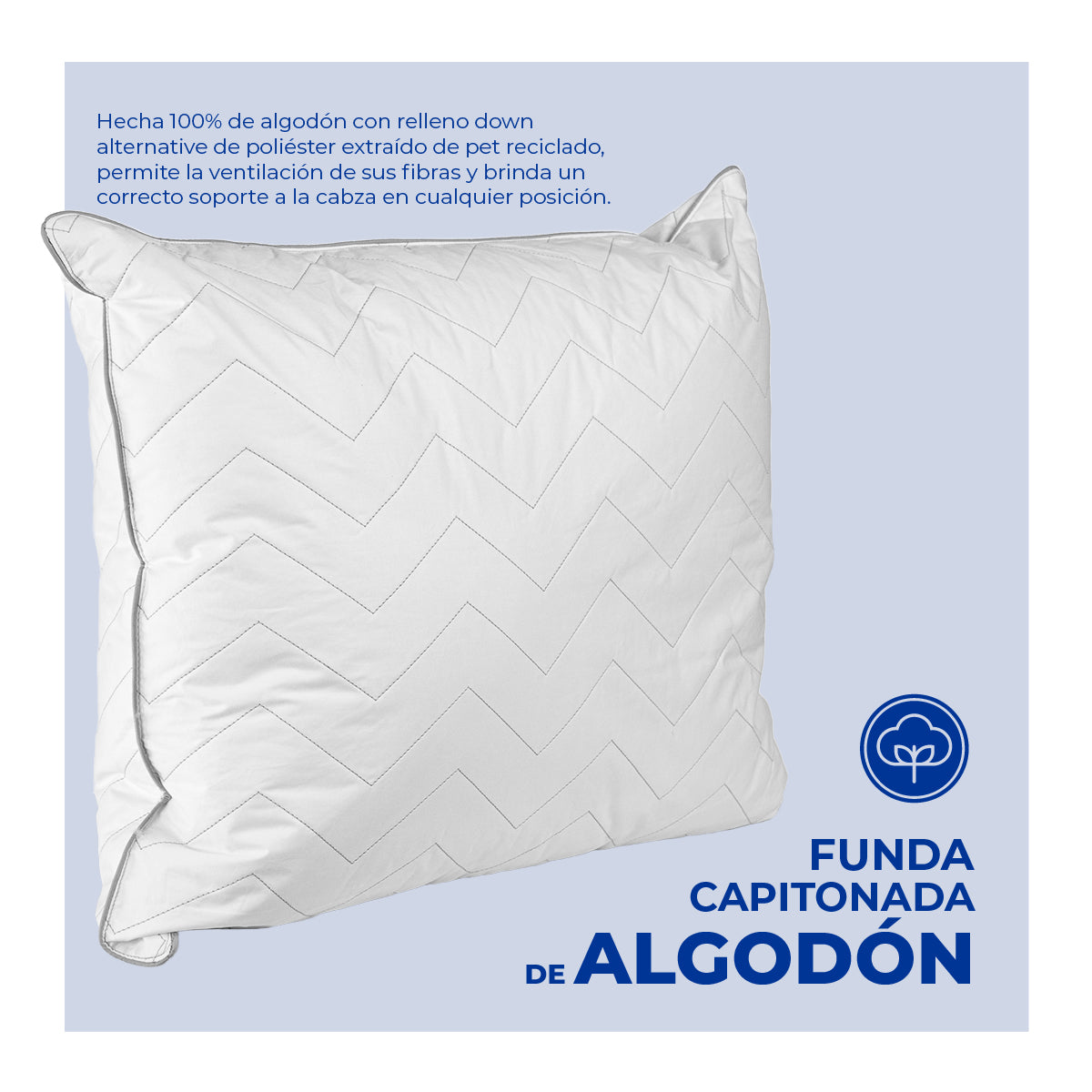 Almohada Quilt Touch Firme