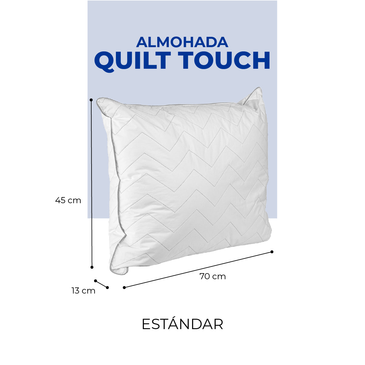 Almohada Quilt Touch Firme