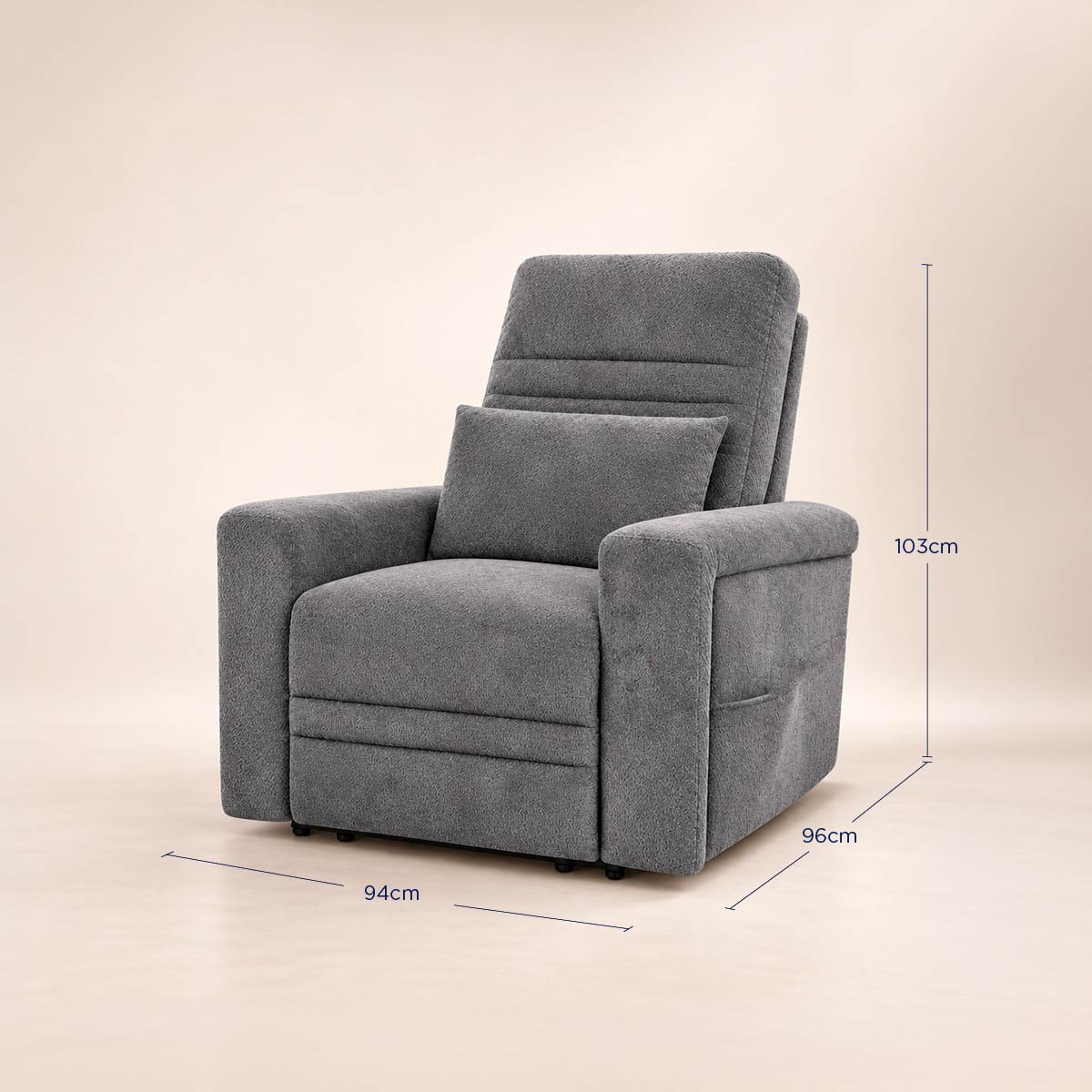 Reclinable Eléctrico Siena Con Masaje Spring Air