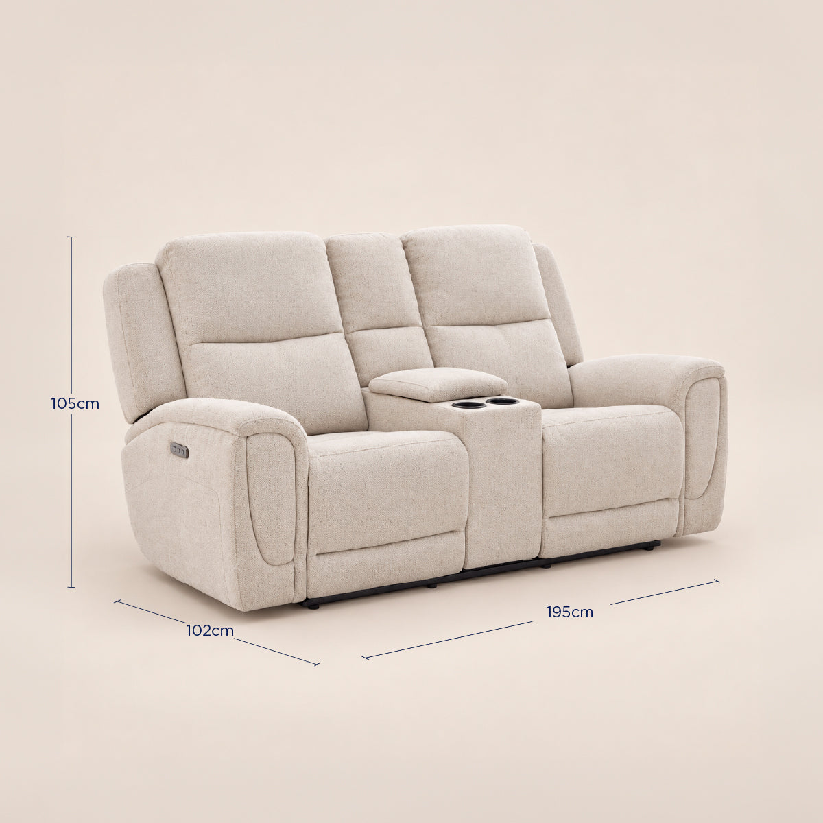 Sofá Reclinable Eléctrico Milo Spring Air Arena