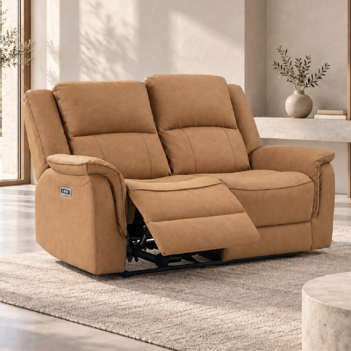 Sillón Reclinable Eléctrico Sedona Spring Air Café