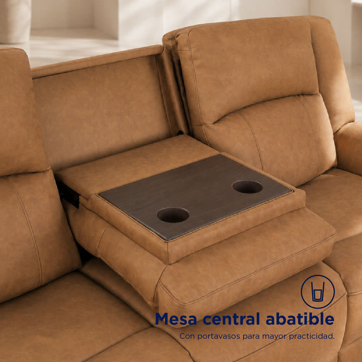Sillón Reclinable Eléctrico Sedona Spring Air Café