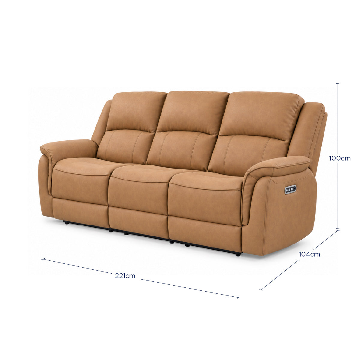 Sillón Reclinable Eléctrico Sedona Spring Air Café