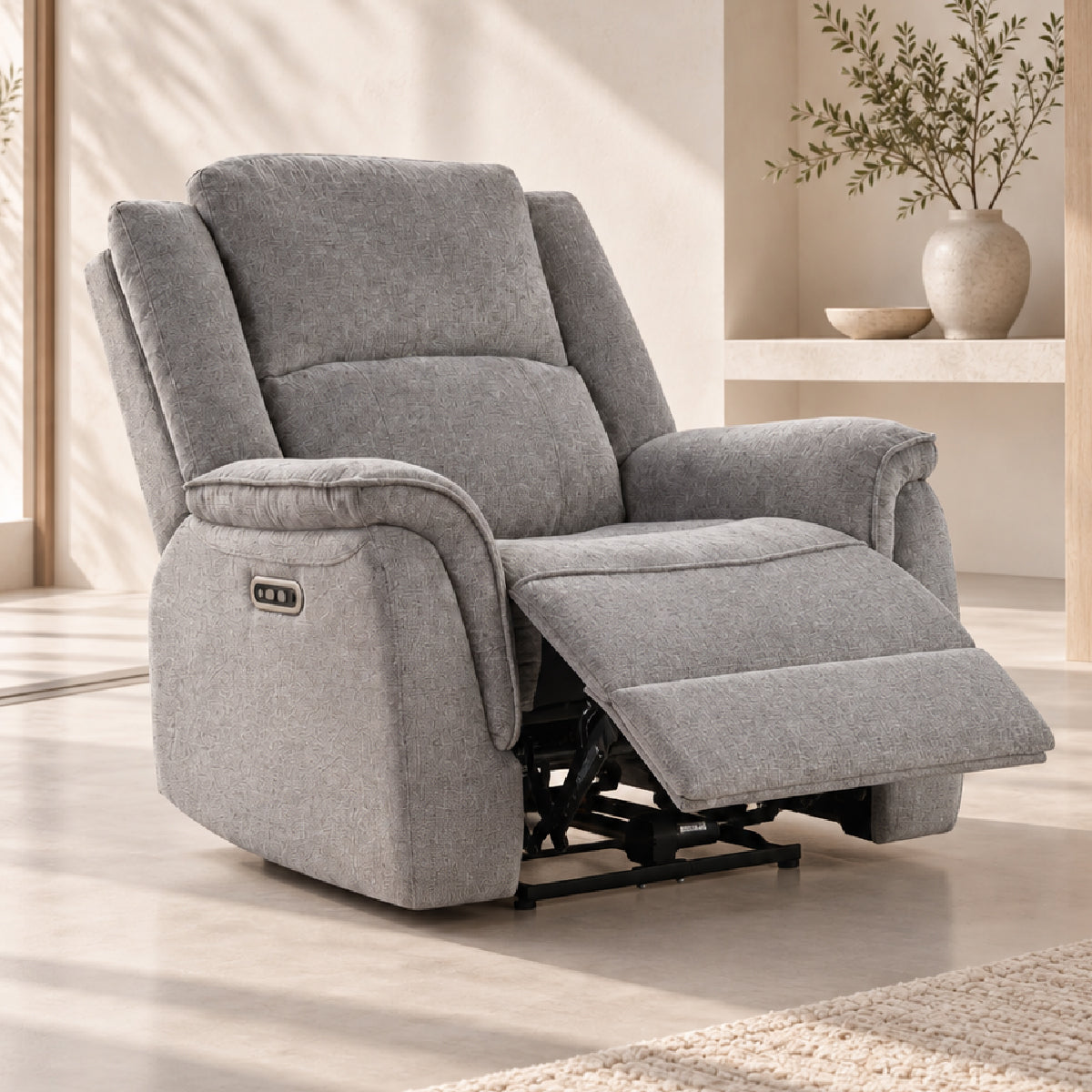 Sofá Reclinable Eléctrico Sedona Spring Air Gris