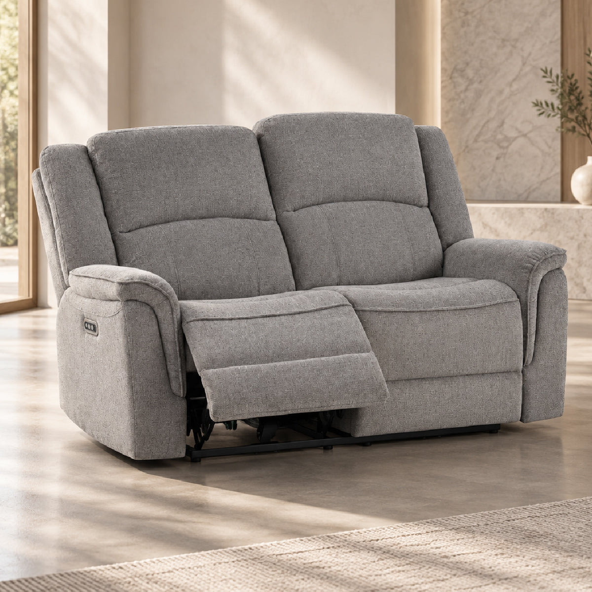 Sofá Reclinable Eléctrico Sedona Spring Air Gris