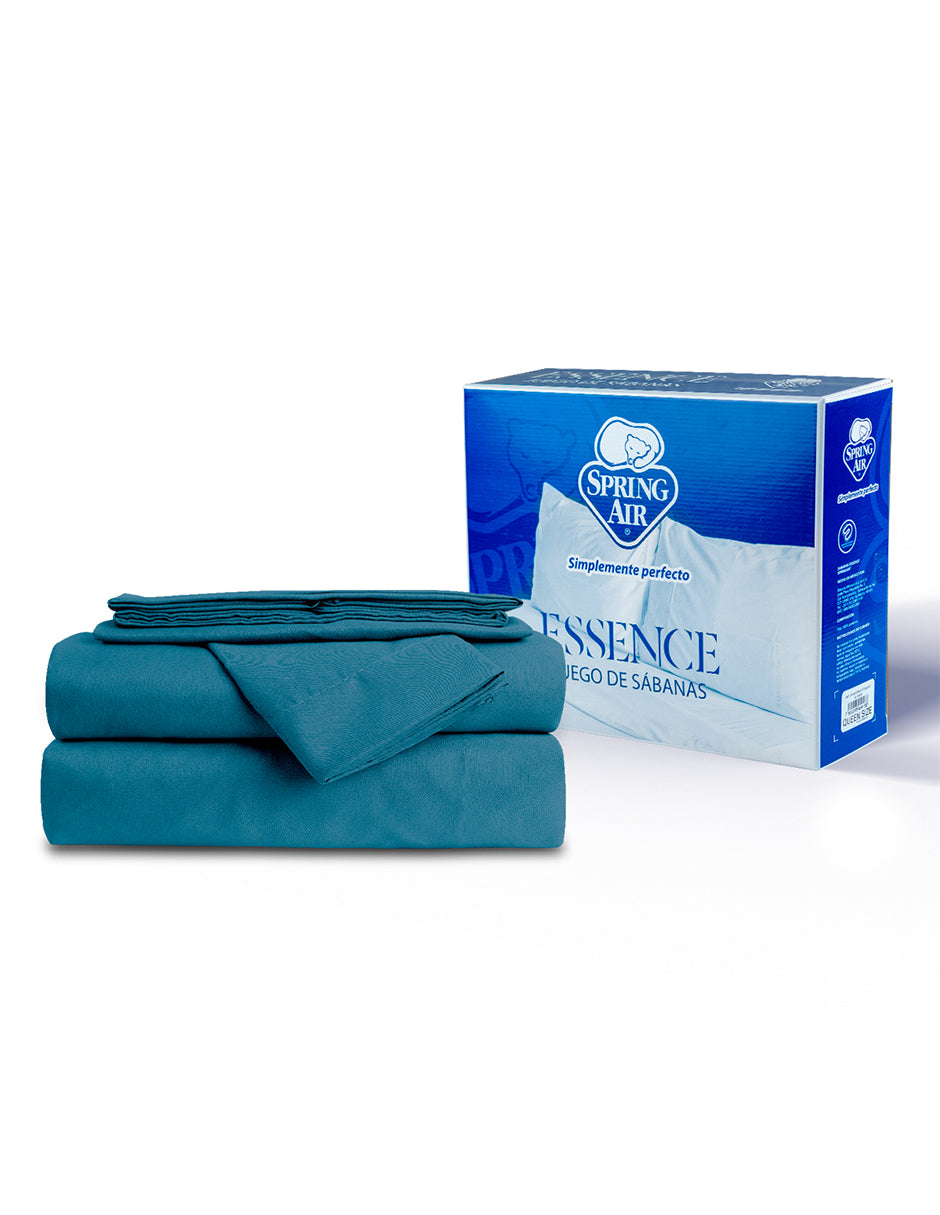 Juego Sábanas Individual  Spring Air Essence Azul