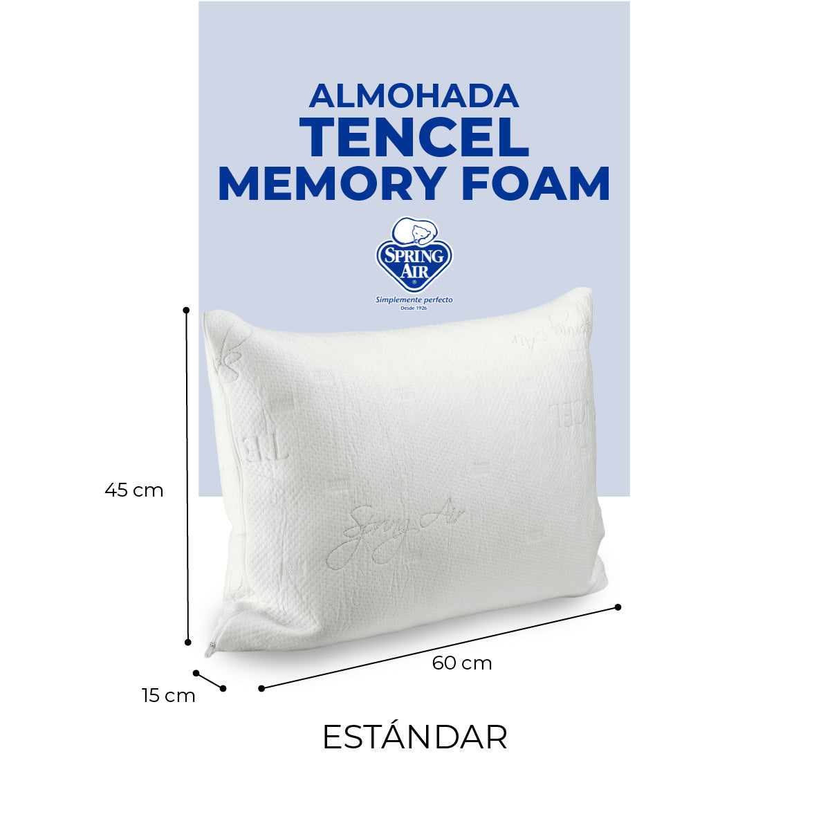 Almohada Tencel Memory Triturado