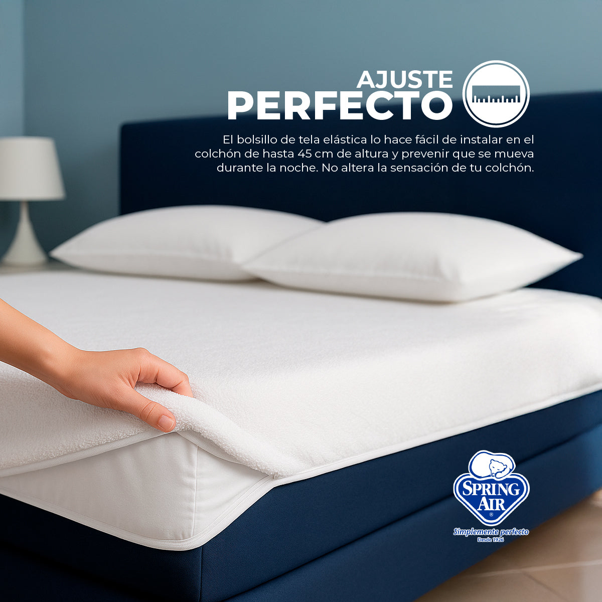 Cubre Colchón Spring Air Towel-Tech - King Size