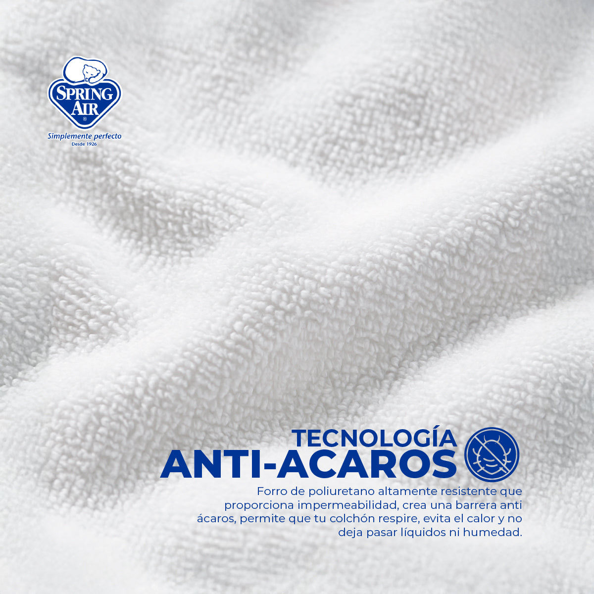 Cubre Colchón Spring Air Towel-Tech - Queen Size