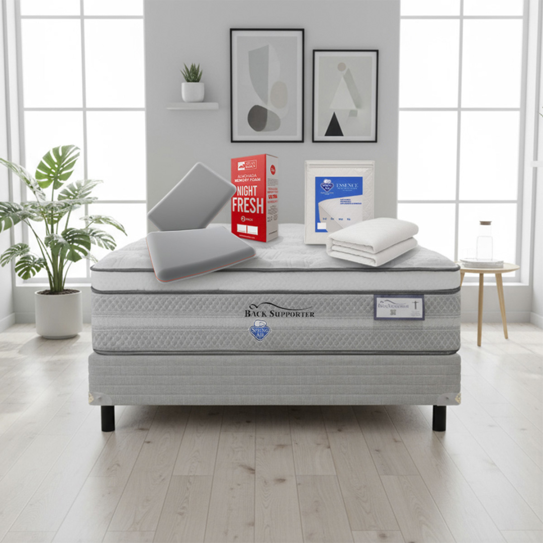 Paquete Juego Williams + Protector Essence + 2 Pack Almohada Night Fresh