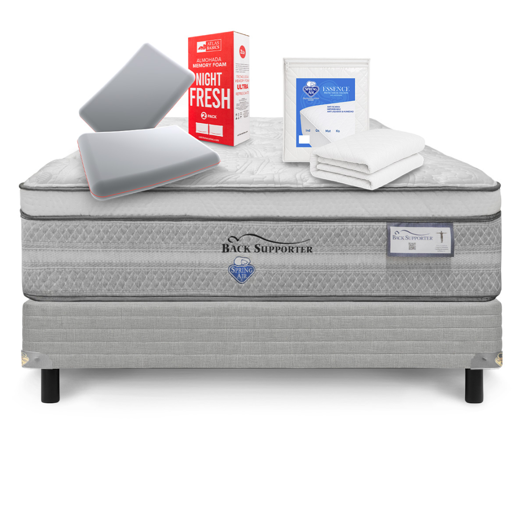 Paquete Juego Williams + Protector Essence + 2 Pack Almohada Night Fresh