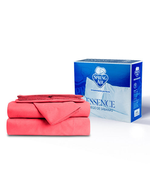 Juego Sábanas King Size Spring Air Essence Coral