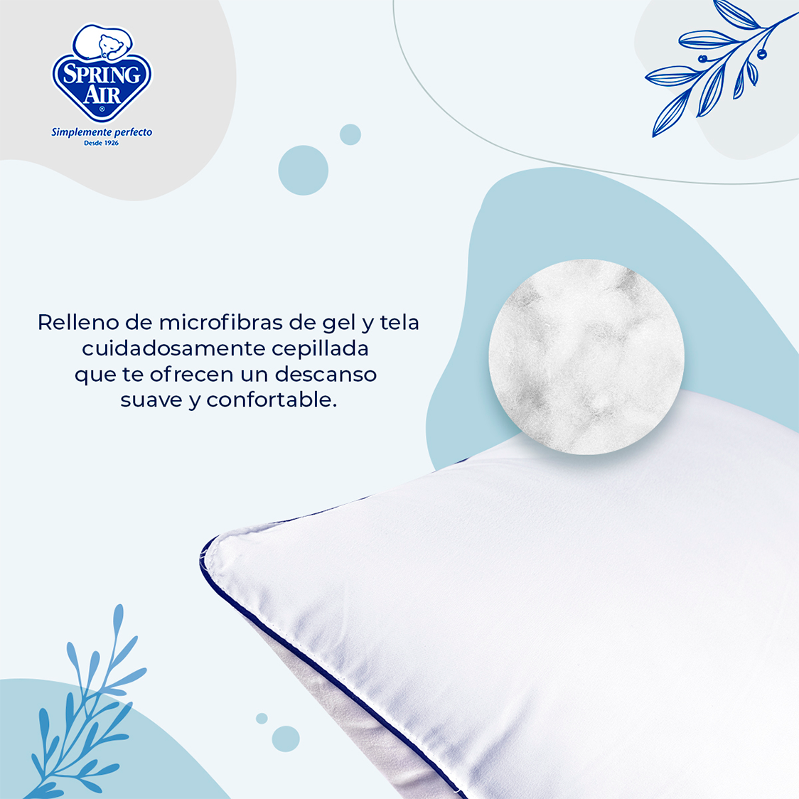 Almohadas Spring Air Cozy - 2 Pack