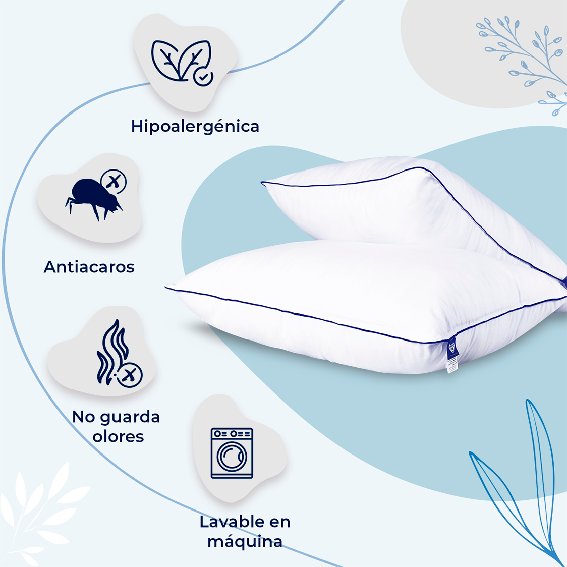 Almohadas Spring Air Cozy - 2 Pack
