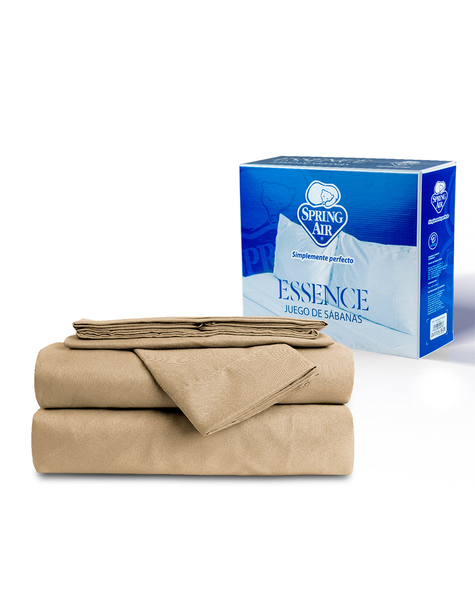 Juego Sábanas King Size Spring Air Essence Khaki